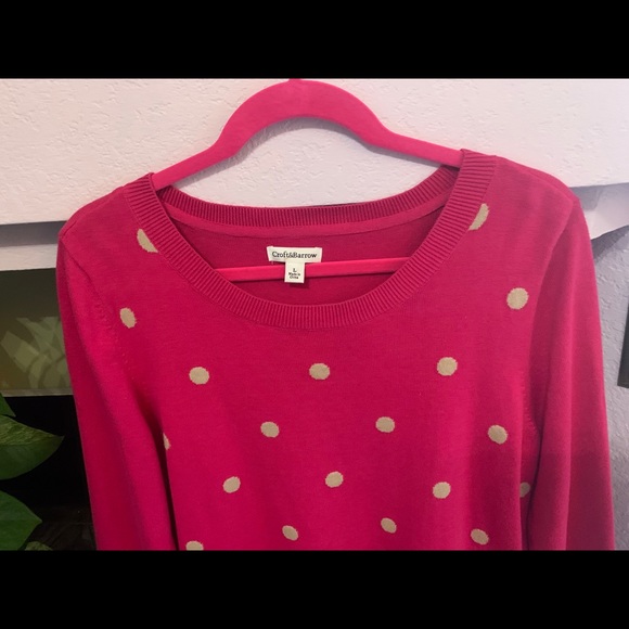 🌺CROFT & BARROW PINK SWEATER (Large)🌺 - Picture 2 of 12